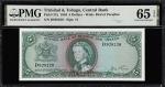 TRINIDAD & TOBAGO. Central Bank of Trinidad and Tobago. 5 Dollars, 1964. P-27a. PMG Gem Uncirculated