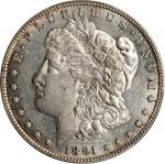 1891-CC Morgan Silver Dollar. AU-55 (PCGS).