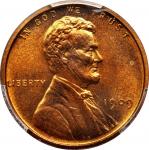 1909 Lincoln Cent. Proof-64 RD (PCGS).