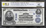Shelbyville, Illinois. $5  1902 Plain Back. Fr. 604.  The First NB.  Charter #2128.  PCGS Banknote U