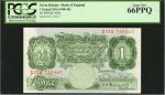 GREAT BRITAIN. Bank of England. 1 Pound, ND (1948-49). P-369a. PCGS Currency Gem New 66 PPQ.