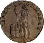 1795 Talbot, Allum & Lee Cent. Fuld-Unlisted, W-8635. Rarity-8+. Lettered Edge: CAMBRIDGE BEDFORD HU