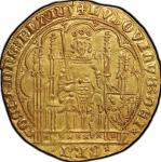 ベルギー (Belgium) フランドル ルイ2世 フランカ･シュバル金貨 年号なし(1346年～84年) F163 ／ Flanders Louis II Hold Franc a Cheval G