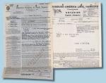 1937年北美保险公司中国分公司运输保险单