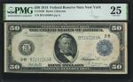 Fr. 1030. 1914 $50 Federal Reserve Note. New York. PMG Very Fine 25.