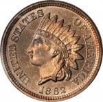 1862 Indian Cent. Snow-PR2. Proof-66 Cameo (PCGS). CAC.