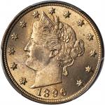 1896 Liberty Head Nickel. MS-66 (PCGS). Gold Shield Holder.