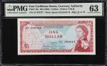 EAST CARIBBEAN STATES. East Caribbean Currency Authority. 1 Dollar, ND (1965). P-13a. PMG Choice Unc