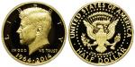 USA, Gold Half Dollar, 2014, commemorate of 50th Anniversary of John F. Kennedy, PCGS First Strike h