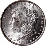 1887年美国1元摩根银币，NGC MS63