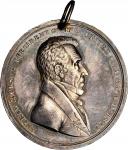 1829 Andrew Jackson Indian Peace Medal. Silver. Second Size. Julian IP-15, Prucha-43. Choice About U