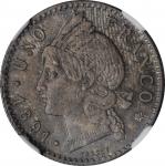 DOMINICAN REPUBLIC. Franco, 1891-A. Paris Mint. NGC MS-65.