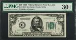Lot of (2). Fr. 2100-H & 2151-Blgs. 1928-28A $50 & $100  Federal Reserve Notes. PMG Very Fine 25 & V