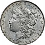 1878-CC Morgan Silver Dollar. AU-53 (NGC).