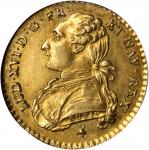 FRANCE. 1/2 Louis dOr, 1784-A. Paris Mint. Louis XVI (1774-92). NGC AU-58.