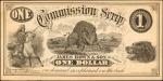 Pittsburgh, Pennsylvania. James Bown & Son Commission Scrip. ND. $1. About Uncirculated.