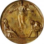 1898 National Conference of Charities and Correction Medal. Bronze. 76.1 mm. By Victor David Brenner