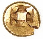 印尼三佛齐王国1Massa金币, "Ma", ca.680-1250, 2.44g，AU，十分罕见