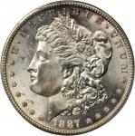 1887-S Morgan Silver Dollar. MS-65 (PCGS).