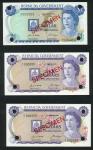 BERMUDA, Bermuda Government, a group of specimens, all dated 6 February 1970, all zero serial number