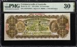 AUSTRALIA. Commonwealth Bank of Australia. 1/2 Sovereign, ND (1928). P-15c. PMG Very Fine 30.