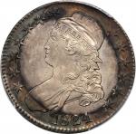 1824 Capped Bust Half Dollar. O-117. Rarity-1. AU Details--Tooled (PCGS).