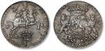 1760年尼德兰七省联合共和国西弗里斯兰省铸1杜卡特银币一枚，俗称“荷兰马剑”，原味环彩，PCGS XF40（89151365）