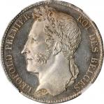 BELGIUM. 5 Francs, 1832. Brussels Mint. Leopold I. NGC MS-64.