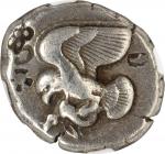PELOPONNESUS. Elis. Olympia. AR Stater (11.76 gms), 78th-82nd Olympiad (?), ca. 468-452 B.C. NGC VF,