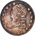1827 Capped Bust Dime. JR-13. Rarity-3. Pointed Top 1 in 10 C. MS-64 (NGC).