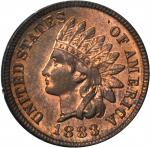 1883 Indian Cent. MS-64 RB (PCGS). OGH--First Generation.