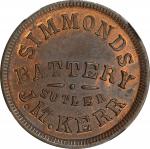 Kentucky. 1st Kentucky Independent Battery (Simmonds Battery). Undated (1861-1865) J.M. Kerr. 10 Cen