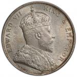 World Coins - Asia & Middle-East. STRAITS SETTLEMENTS: Edward VII, 1901-1910, AR 50 cents, 1903, KM-