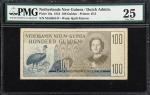 NETHERLANDS NEW GUINEA. Ministerie van Overzeesche Rijksdelen. 100 Gulden, 1954. P-16a. PMG Very Fin