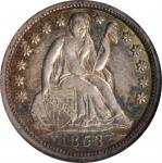 1853-O Liberty Seated Dime. Arrows. AU-55 (NGC).