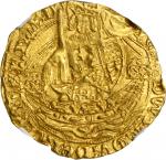 GREAT BRITAIN. 1/2 Noble, (1356-61). London Mint. Edward III (1327-77). NGC MS-61.
