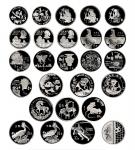1983年马可波罗纪念金币银币2克等多枚币  完未流通