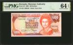 1989年百慕达金融管理局100元。 BERMUDA. Bermuda Monetary Authority. 100 Dollars, 1989. P-39. PMG Choice Uncircul