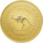 Australia. PCGS PR66DCAM. Proof. 10Dollars. Gold. Red Kangaroo Nugget 10oz Gold Proof 2500 Dollars