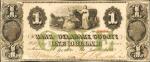 Chester, Pennsylvania. Bank of Delaware County. Feb. 15, 1862. $1. Very Fine.