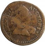 1788 Vermont Copper. RR-25, Bressett 16-U, W-2195. Rarity-3. Bust Right--Overstruck on a Contemporar