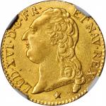 FRANCE. Louis dOr, 1788-W. Lille Mint. Louis XVI (1774-1790). NGC AU-53.