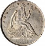 1861-O Liberty Seated Half Dollar. State of Louisiana Issue. W-8. Rarity-2. MS-63 (PCGS).