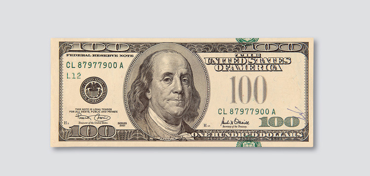 2001年版100美元中国嘉德2006年秋拍-李安深收藏纸币专场_首席收藏网 