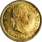 GUATEMALA. Escudo, 1817-NG M. Nueva Guatemala Mint. Ferdinand VII. PCGS MS-64 Gold Shield.