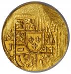 MEXICO. 2 Escudos, (1714)-Mo J. Mexico City Mint, Assayer J. Philip V. ICG MS-63.