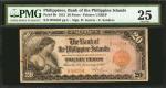 PHILIPPINES. Bank of The Philippine Islands. 20 Pesos, 1912. P-9b. PMG Very Fine 25.