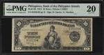 PHILIPPINES. Bank of the Philippine Islands. 10 Pesos, 1912. P-8b. PMG Very Fine 20.
