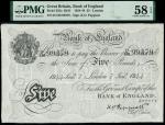 Bank of England, Kenneth Oswald Peppiatt (1934-1948), 5, London, 7 January 1944, serial number D/166