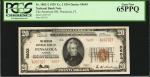 Pensacola, Florida. $20  1929 Ty. 2. Fr. 1802-2. The American NB. Charter #5603. PCGS Currency Gem N